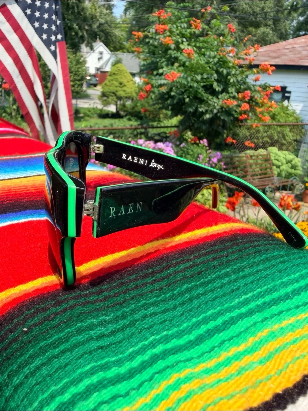 RAEN Optics x Captain Fin LENOX Sunglasses 2014 Vintage Collab clean !